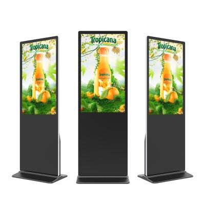 China 55 65 75inch Large Touch Screen Indoor Indoor Advertising Game Advertising Display with Digital Signage Player Software for sale