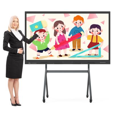 China Education.Training. Conference Factory Price School Classroom Touch Screen Digital Flat Panel Interactive Whiteboard Smart Board For Education for sale