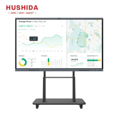 China Education.Training. HUSHIDA Conference School Classrooms Remote Control For Whiteboard Meeting 65 Inch Training Equipment for sale