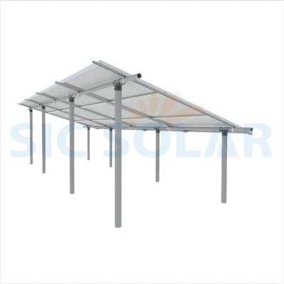 China Q235B 25KW 50KW 100KW Galvanized Iron PV Plant Fixture Q235B Solar Panel Bracket for sale