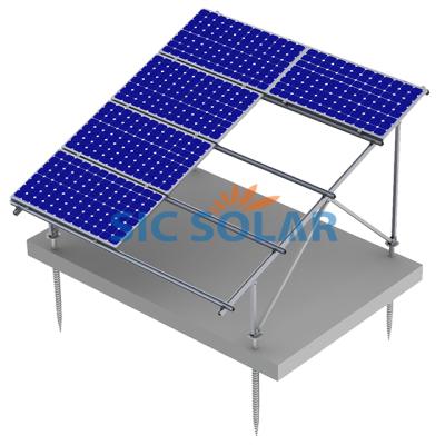 China & AL6005-T5; SUS304 Aluminum Ground PV Mounting Systems Ground Mount Solar Panel Mounting Brackets Solar Ground Mounting Systems for sale