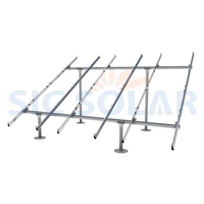 China Q235B Steel PV Ground Support Q235B Solar Panel Mounting Bracket Solar Ground System for sale