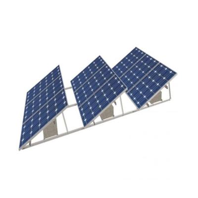 China Quick Easy Installation Non Penetration Flat Roof Solar Triangle Weighted Support System for sale