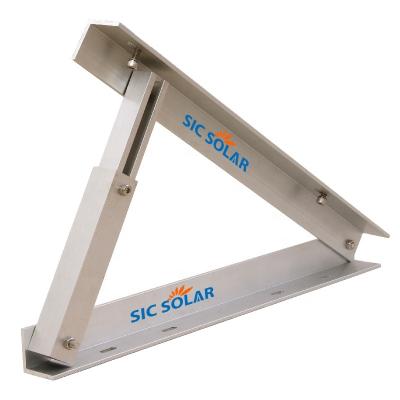 China AL 6005 - Adjustable T5 Solar Panel Mounting Installation Bracket Triangle Flat Roof Structure for sale