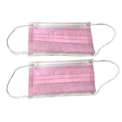 China 3 Ply Earloop Face Mask New Product On The Shelf 3-Layer Disposable Nonwoven Fabric Ear-hanging Face Mask for sale