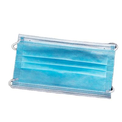 China High Quality EN14683 Eco - Friendly Made In China Disposable Blue Dustproof Face Mask for sale