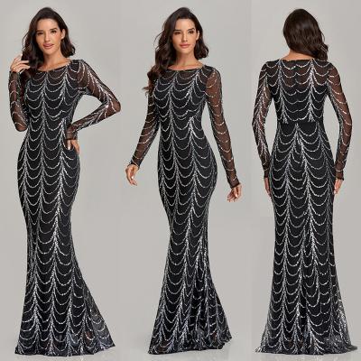 China Muslim Islamic Elegent Debut Prom Dress Long Sleeve Dresses Party Evening Dress for sale