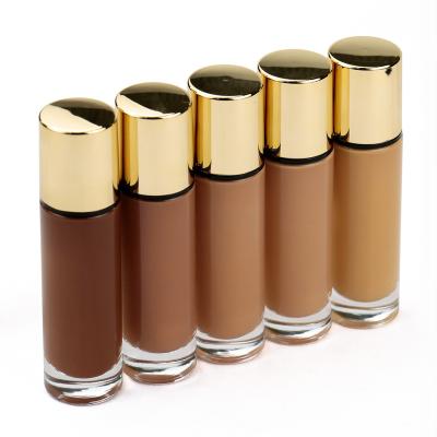 China Moisturizer Vegan Base Makeup Liquid Waterproof Full Coverage For Black Skin Custom Logo for sale