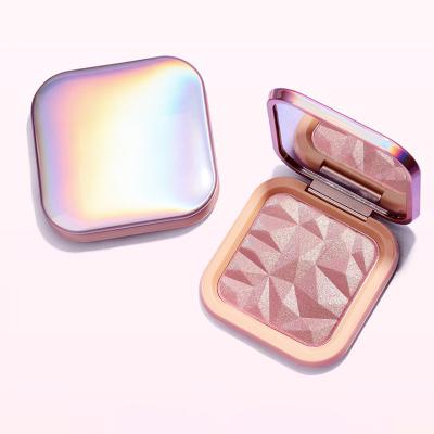 China Wholesale Sunscreen No Logo Single Shimmer Highlighter Palette Bronzer Face Cosmetics Makeup for sale