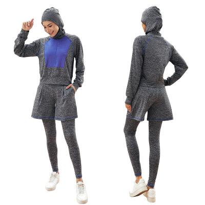 China Polyethersulfone Modest Muslim Sports Active Gym Islamic Clothing Woman Activewear Lady 2022 for sale