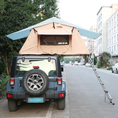 China Extended Type Portable Car Roof Top Tent Soft Shell For Outdoor Camping for sale