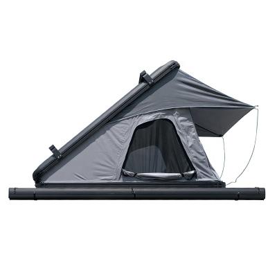 China Straight Bracing Type High Quality Off Road Roof Top Tent Hard Shell Aluminum 2 Person Tent For Car Roof for sale