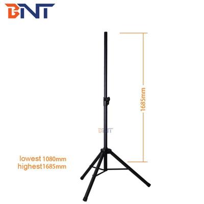 China Video Camera BNT New Style 60kgs Supporting Weight Iron Round Tube Speaker Tripod Floor Stand Speaker Three Legged Bracket for sale