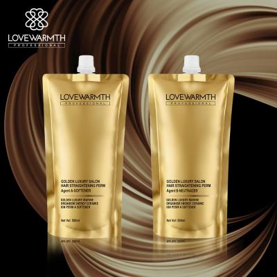 China 1000ml Permanent Straightening Cream Hair Rebonding Aluminum Pouch for sale