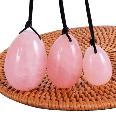 China Women health wholesale natural gemstone jade yoni eggs for vaginal exercise vaginal yoni eggs for sale