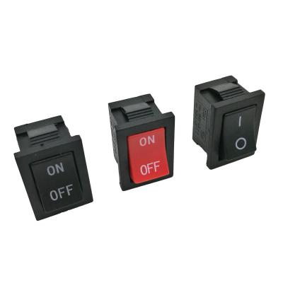 China Are mainly used for home appliances 2Pins 15*21mm Rocker Switch KCD1-101 ON-OFF for sale