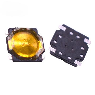 China Thin Film 3.7*3.7*0.35mm SMT 4-Pin Push Button Switches 3.7X3.7X0.35mm TS-032 for sale