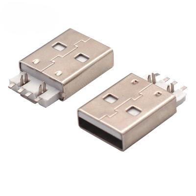 China SMT USB 2.0 A Sink 1.2 Degree AM USB 2.0 Moisture Proof Type 2.25 Jack 180 Male Plug Connector Plug for sale