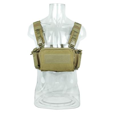 China Tactical Elastic Chest Rig Vest Military/Airsoft/CS/War Game 720D Water Repellent CRM H M4 5.56 Flatback Insert Magazine for sale