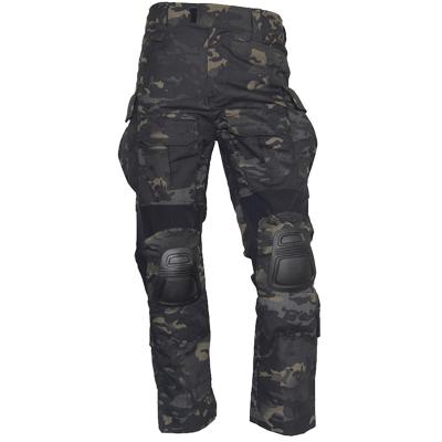 China High Elasticity Anti-Static Fabric On Waist And Knees Waterproof Adjustable Length G3 Combat Pants for sale