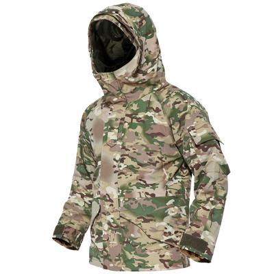 China SABADO 2021 Tactical Hiking Men's Breathable s G8 Waterproof Hooded Fleece Hunt Clothes Camouflage Army Military Men's Anorak Warm for sale