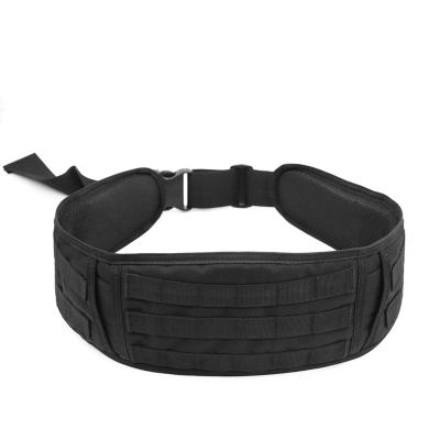 China Outdoor Webbing Military/Airsoft/CS/War Tactical Molle Wholesale Tactical Waist Belt Set Camouflage Nylon Molle Webbing Belt for sale