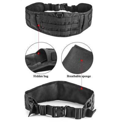 China Military Tactical/Airsoft/CS/War Game Tactical Belt Suitable for Military Equipment and Outdoor Sports MOLLE Waist Belt for sale