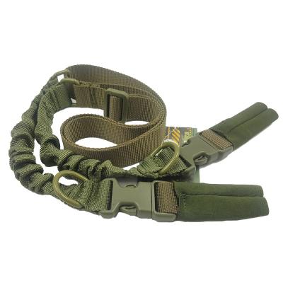 China Multifunctional Outdoor Metal 2 Point Sling Gun Universal Military Tactical Sling Shoulder Strap Hunting Gun Accessories for sale