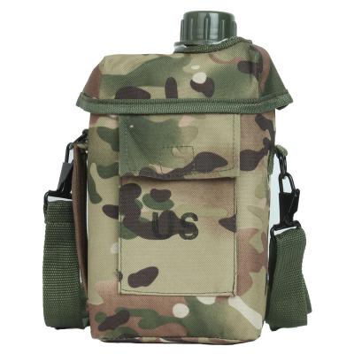 China Military/Airsoft/CS/War Tactical Set Suitable for Climbing/Rising Camouflage 2L Bag Canteen Cover Belt Water Bottle Tactical Pouch for sale