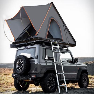 China Diagonal tying type aluminum alloy triangle outdoor retractable tent folding SUV car garage auto garage tent for car roof for sale