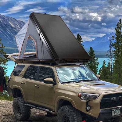 China Diagonal tying type aluminum alloy triangle outdoor retractable tent folding SUV car garage auto garage tent for car roof for sale