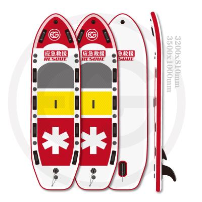 China Unisex Customized Combat Inflatable Soft Paddle Board Flood Racing Sea Board For 4*4 Rescue for sale