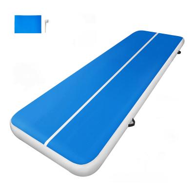 China Large Gymnastics Air Mats Custom Made Eco-friendly Track Mat Roll-out Inflatables Gymnastic Yoga Mat for sale