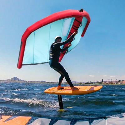 China Unisex Ready To Board Portable Surfing Inflatable Kite Wing Aluminum Sup Double Airbags Windsurf Sailing for sale