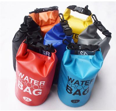 China OEM 2L Unisex Custom Logo Boating Hiking Kayak Waterproof Water Proof Rolltop Floating Dry Bag for sale