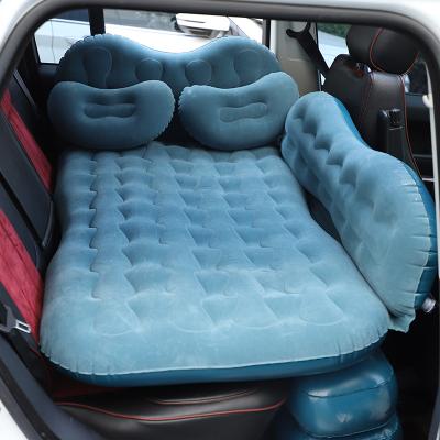 China Foldable Universal Portable Cheap Traveling Backseat Sleeping Inflating Inflatable Car Air Mattress Bed for sale