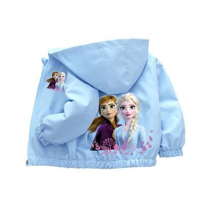 China Anna elsa girl coat breathable frozen boys 1-12 years old female babies dress clothes coat children fall clothing 2021 for sale