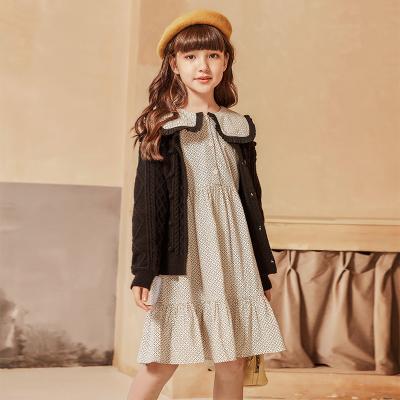 China Princess skirt cotton quality children's wear in the fall of 2021 l flower children make the upper girls without garment lining dress for sale