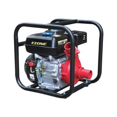 China 196CC 6.5HP Industrial Cast Iron Small Gasoline 4-Cycle High Pressure Self Priming Self Priming Mini Gasoline Water Pump for sale