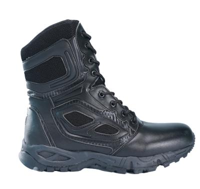 China Modern Men's Military Boots and Men's Leather Shoes Lahore Pakistan Black DMS Army Military Boots for sale