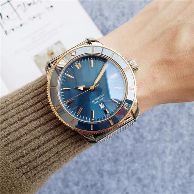 China High Quality Classic Luxury Unique Alarm BR Watch 3A Mechanical Automatic Mesh Strap Waterproof Mens Watches reloj for sale