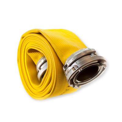 China 4 Inch Large Diameter Rubber Covered Fire Supply Hose WFHE0106 for sale