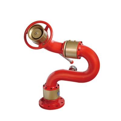 China Fire Hose Nozzle For Fire Fighting Aluminum Alloy Fixed Manual Fire Water Monitor for sale