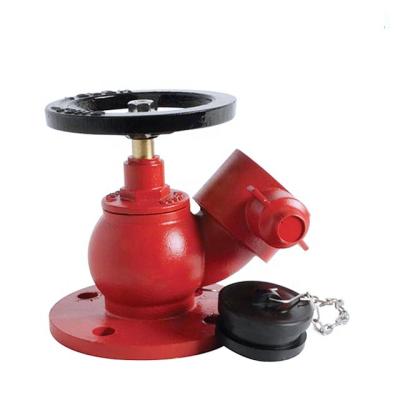 China Manual 2.5 Inch Slant Flange Inlet Fire Hydrant Landing Valve for sale