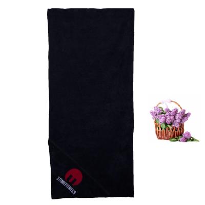 China Customized Logo Wholesale Disposable Microfiber Waffle Towel Pocket Gym Sports Towel With Zipper Sports Towel Embroidered for sale