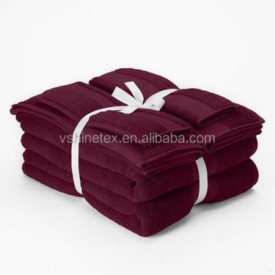 China Wholesale 100% Cotton Disposable Waist Quality Bath Towel Sets for sale