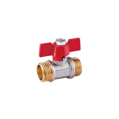 China General Brass Ball Valve With Butterfly Handle for sale