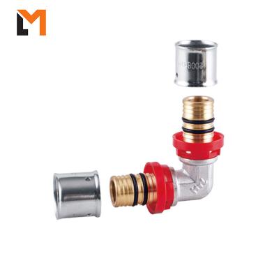 China Good Quality Compression Sanitary Pipe Fitting Brass Bathroom Accessories For Pipe Copper Equal for sale