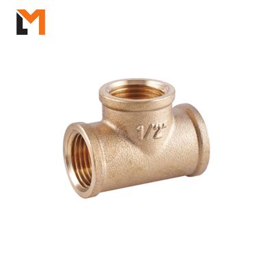 China Brass Compression Fittings Tube Union Point Air Brake Fittings For Copper Pipe Equal for sale