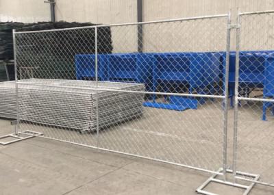 China Galvanized Panels 6ft X 12ft Temp Chain Link Fence For Construction zu verkaufen